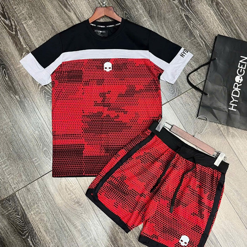 Set Thể Thao Hydro Loang Phối Nhiều Màu KCloset Bộ Quần Áo Mùa Hè Chất Cotton Mát Unisex NA136