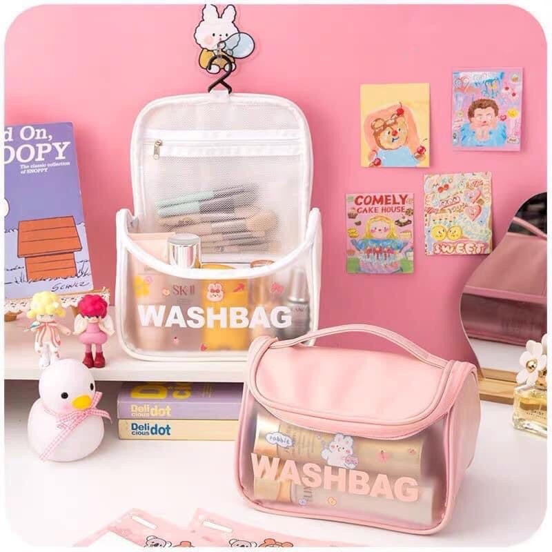 Túi đựng mỹ phẩm đồ trang điểm đồ du lịch chống thấm nước WASHBAG