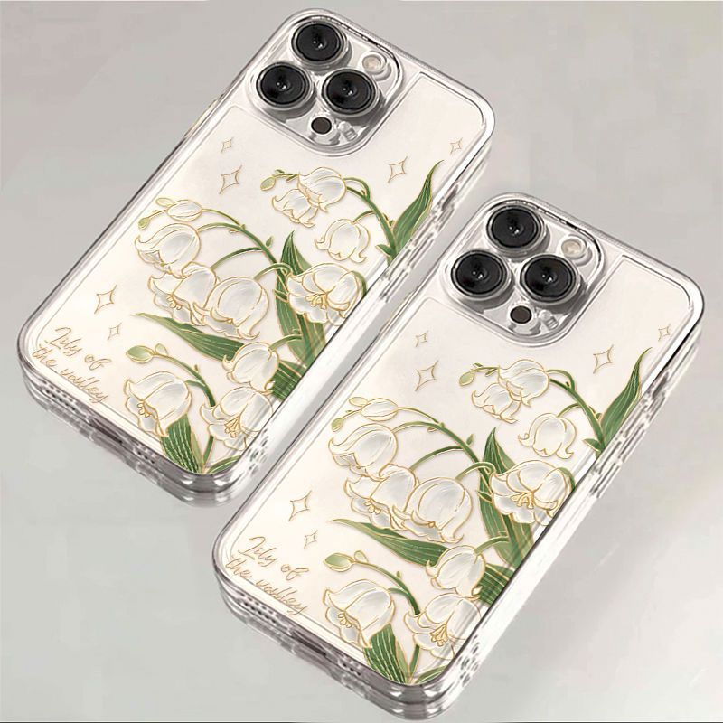 Hoa chuông bấm cho 16 trường hợp iPhone 17Air Space Case 14 13 11Pro