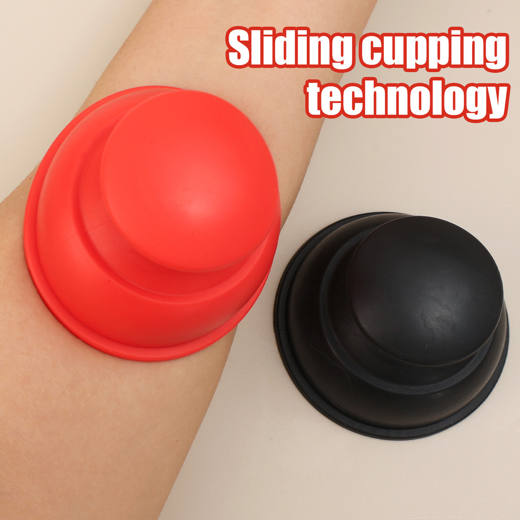1 / 3 / 5 Thiết bị giữ cốc bằng silicon có hút chân không vật lý, để thư giãn cơ bắp, Trị liệu cốc trượt không cần cháy, Tùy chọn 3 màu