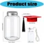 Stay 2026 Light Up Mason Jar có nắp tốt nghiệp Trang trí bàn Trung tâm
