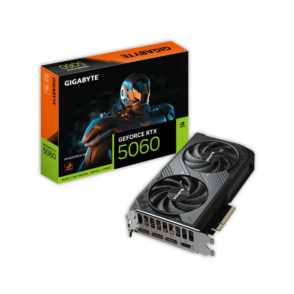 VGA Gigabyte RTX 5060 Windforce Max OC 8GB GDDR7 - Card Màn Hình Gaming | BigBuy360 - bigbuy360.vn
