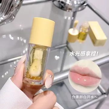 Hương Trái Cây Dưỡng Ẩm Dầu Môi Thạch Dưỡng Ẩm Dưỡng Ẩm Son Bóng Phai Màu Môi Dudu Son Môi Trong Suốt Son Môi