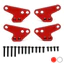 4 Kim Loại Phía Trước Phía Sau Giảm Chấn Dưới Gắn Ghế Cho 1 / 10 Traxxas MAXX 2.0 V2 89077-4 WideMaxx Nâng Cấp Phần Phụ Kiện