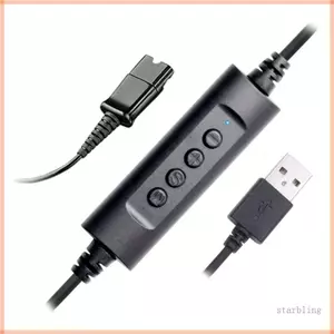 Tai nghe Star Ngắt kết nối nhanh Cáp QD sang cáp USB với Tắt tiếng điều chỉnh âm lượng-