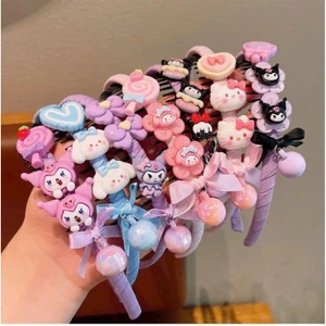 Bờm kuromi,Sược Tóc Cho Bé Gái Họa Tiết Hoạt Hình Dễ Thương
