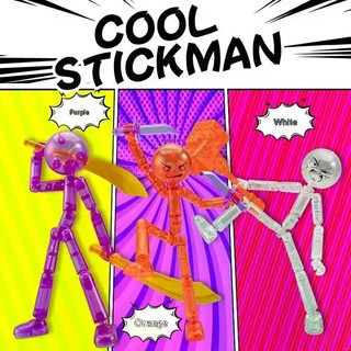 Joint People Runaway Stickman Lắp ráp di chuyển nhiều loại khối xây dựng sáng tạo Người bán buôn búp bê