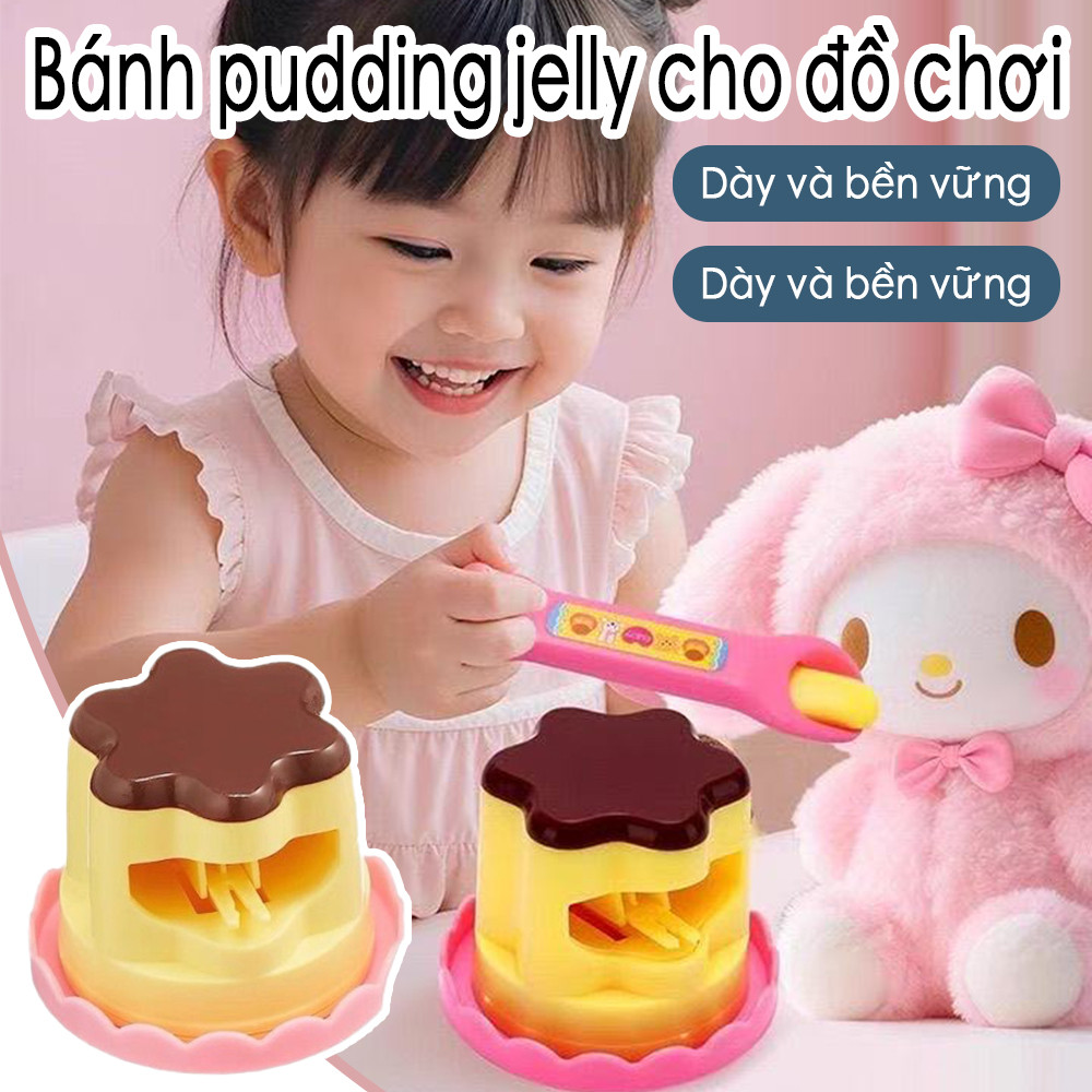 Đồ chơi cho búp bê ăn pudding (1 gói), đồ chơi giả vờ ăn cho bé gái 3-8 tuổi, hoàn hảo cho trò chơi nhập vai với búp bê.