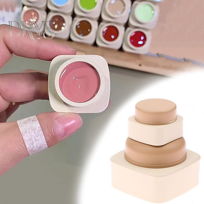 (TFT) 5 / 20g Nhựa Trống Móng Tay Nghệ Thuật Mỹ Phẩm Hộp Đựng Vuông Lọ Mặt Kem Nồi Gel Móng Tay Hộp Bột Trang Điểm Kem Dưỡng Da Dụng Cụ Paaging MỚI