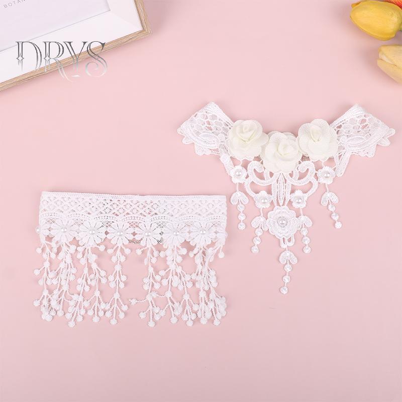 Vintag Choker Ren Cổ Điển Gothic Với Hình Xăm Và Mặt Pha Lês - Trang Sức Thời Trang Cho Nữ