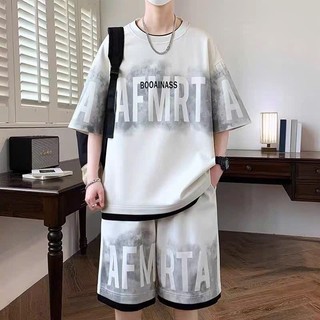 Bộ quần áo mùa hè dành cho bé trai 18-52kg mẫu chữ BOO màu sắc đẹp, thiết kế cá tính. NL10