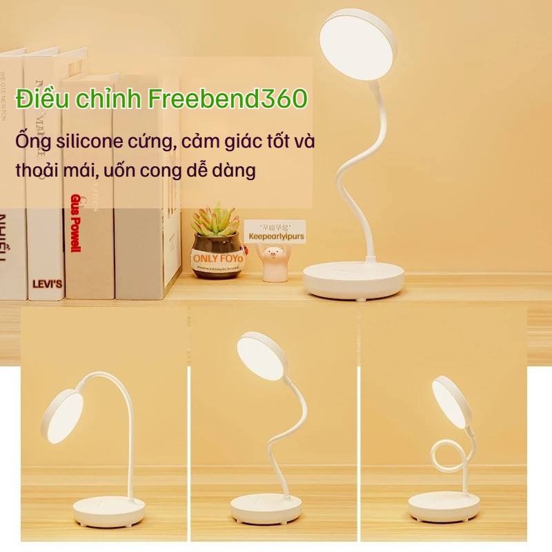 【🔥Rẻ】Đèn Học Để Bàn Chống Cận cắm điện, Bảo Vệ Mắt, Chế Độ Sáng Thông Minh.Hàng đẹp