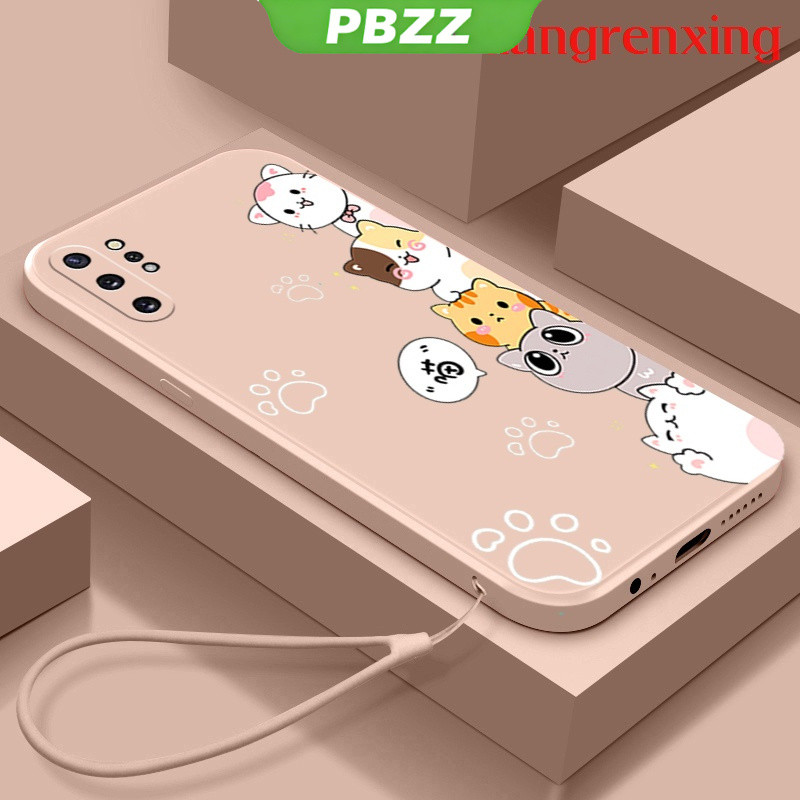 Ốp Điện Thoại Silicone Mềm Chống Sốc In Hình Mèo Hoạt Hình Cho samsung note 10 plus samsung note 10 YTDZMM02