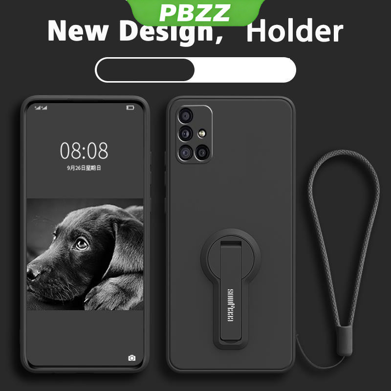 ốp lưng Ốp điện thoại Samsung A51 Samsung A71 Ốp mềm Ốp chống sốc chống sốc mịn bảo vệ silicon lỏng thiết kế mới 360 ° với giá đỡ ytxzzj01 đẹp viền vuông cute