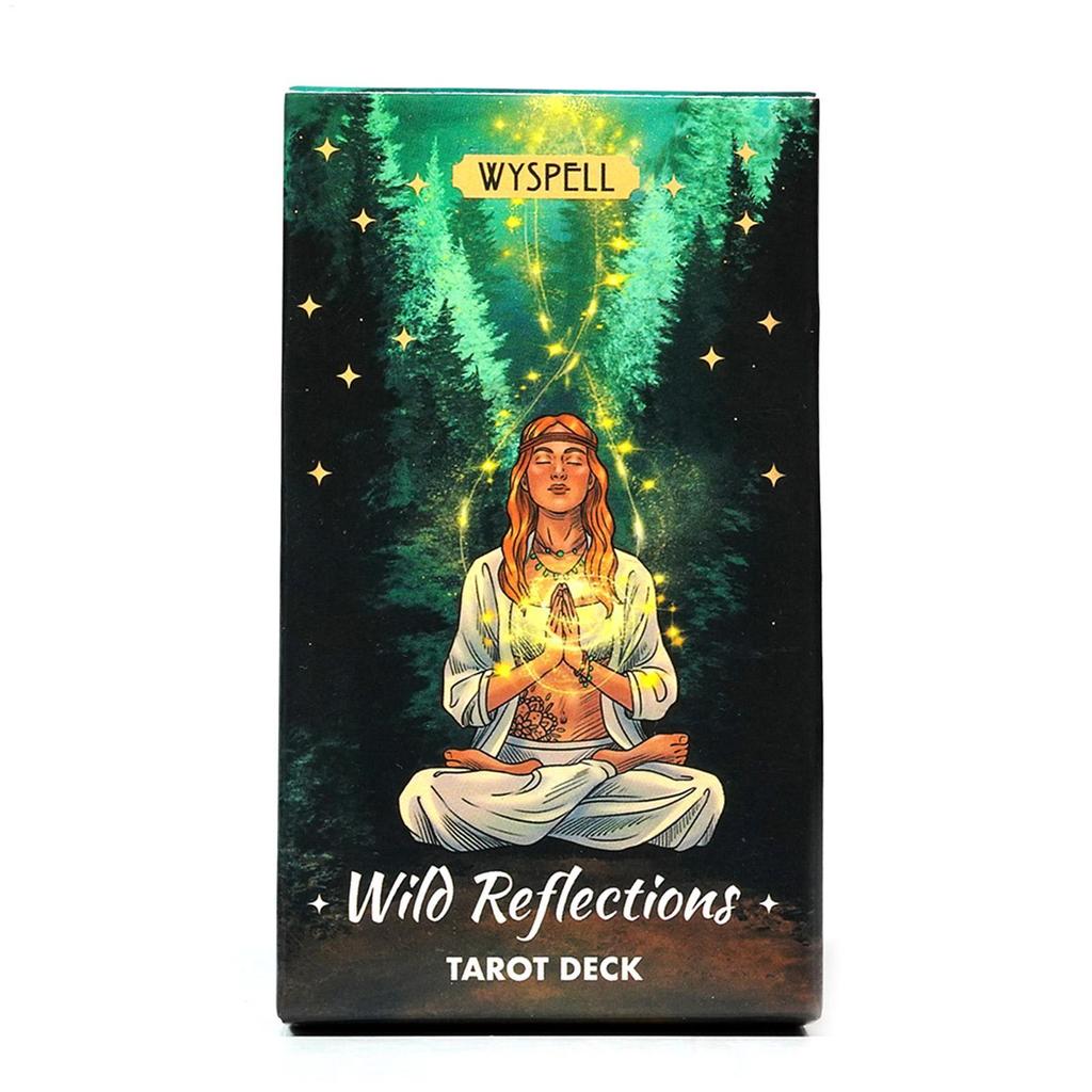 Wild Reflections Tarot Oracle Cards Phiên bản đầy đủ tiếng Anh Thẻ Tarot Bí ẩn Bói toán Dụng cụ thẻ saixit2vn