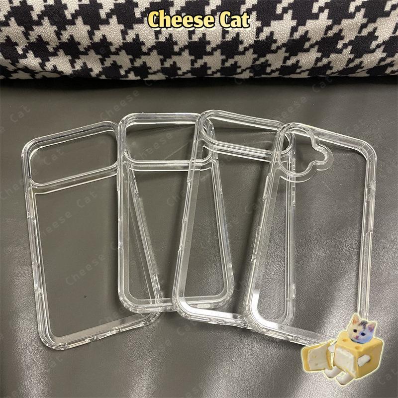 Ốp điện thoại bảo vệ TPU trong suốt cho iPhone 11 12 13 14 15 16 17 Pro Max 17 Air 7 Plus 8 Plus XR Xs Max