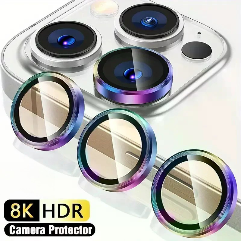 Dành Cho iPhone 11 12 12Mini 12ProMax 12Pro 11ProMax 11Pro Điện Thoại Camera Bảo Vệ Ống Kính Vòng Dành Cho Apple iPhone 12 11 Mini Pro Max Hợp Kim Nhôm Bảo Vệ Kính Cường Lực Ống Kính Phim