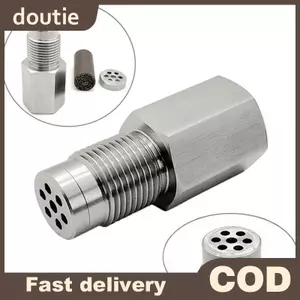 Doutie M18 * 1.5 O2 Miếng đệm cảm biến oxy CEL Eliminator, Đèn động cơ Che, Trình mô phỏng xúc tác Mini, Bộ chuyển đổi bằng thép không gỉ 304 VN