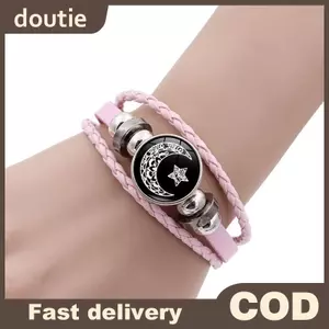 Vòng tay dạ quang đôi mặt trời và trăng, dễ điều chỉnh, làm đồ trang sức tình bạn thời trang, phù hợp làm quà tặng sinh nhật lãng mạn