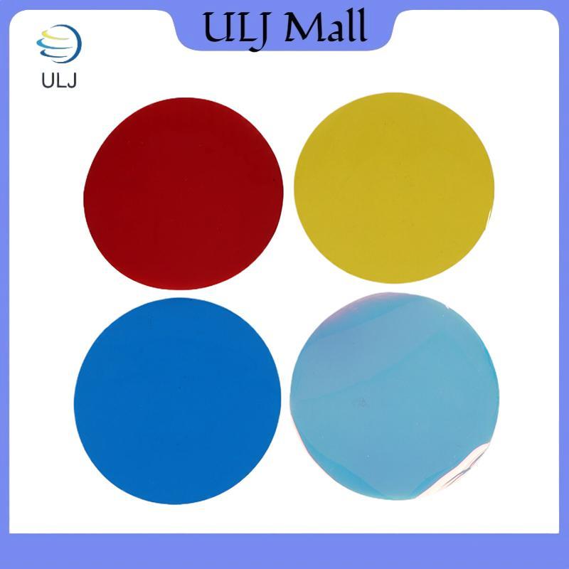 ULJ 5 / 10 Cái 10CM Phim Hiệu Chỉnh Màu Đèn Tấm Lọc Trong Suốt Tự Dính Gel Ánh Sáng Cho Đèn Pha Phòng Ngủ Phòng Khách.
