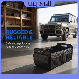 Bộ sắp xếp thân xe SUV ULJ cho ô tô với 6 nhà thơ Hộp lưu trữ có thể gập lại lớn để tổ chức du lịch và hàng ngày.