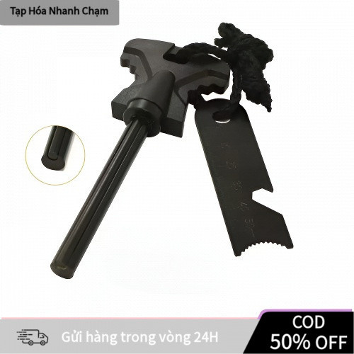 【COD】hanh magie đánh lửa dã ngoại đa năng, que đá lửa chắc chắn, đánh lửa dễ dàng trong mọi điều kiện thời tiết.