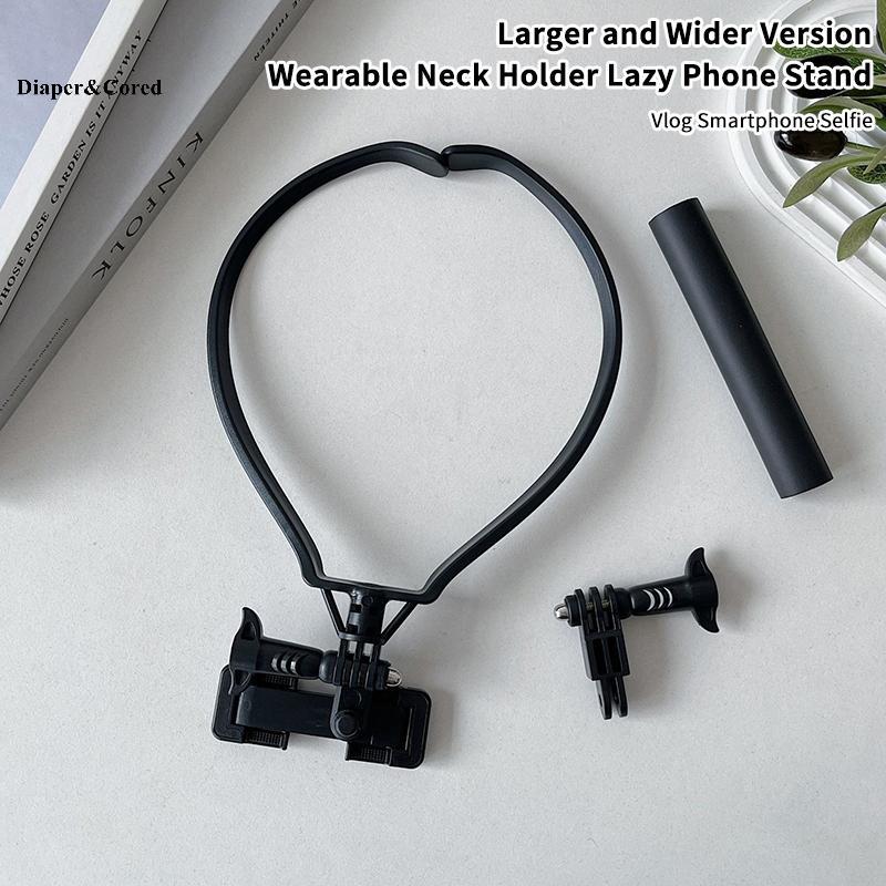 DIAPER & CORED Ne Giá Đỡ Lười Giá Đỡ Điện Thoại Cho 16 15 14 13 Pro Max Samsung Xiaomi Ngoài Trời Góc Đầu Tiên Vlog Ghi Hình Selfie Braet YTH