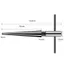 NOTE1 2 Cái / bộ Dụng cụ khoan côn, Bộ mũi khoan côn bằng thép Carbon 3-13mm 5-16mm, Dụng cụ mở lỗ cầm tay chuôi tròn hình lục giác