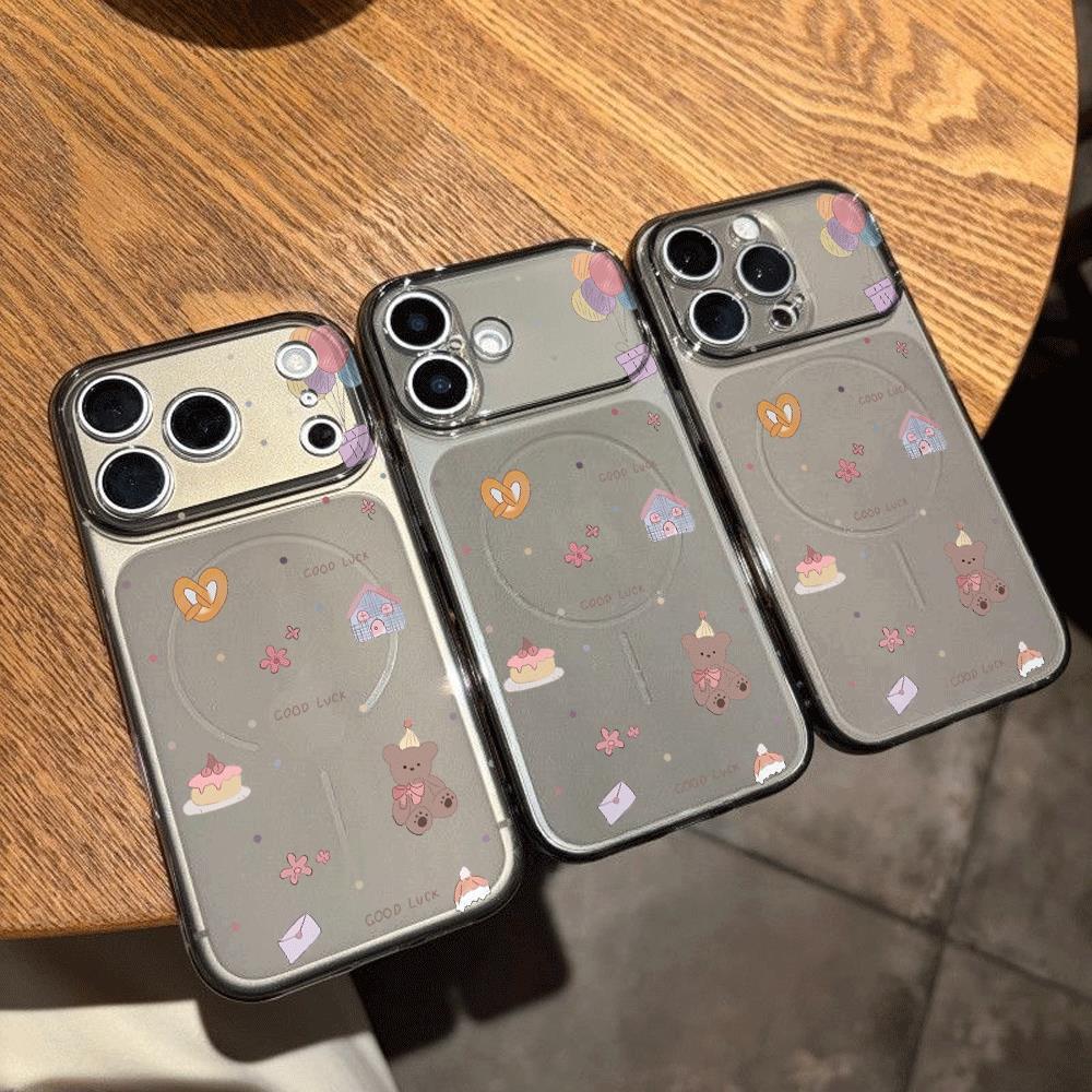 Gấu bông ấu với iPhone 16promax14/17promax bùng nổ
