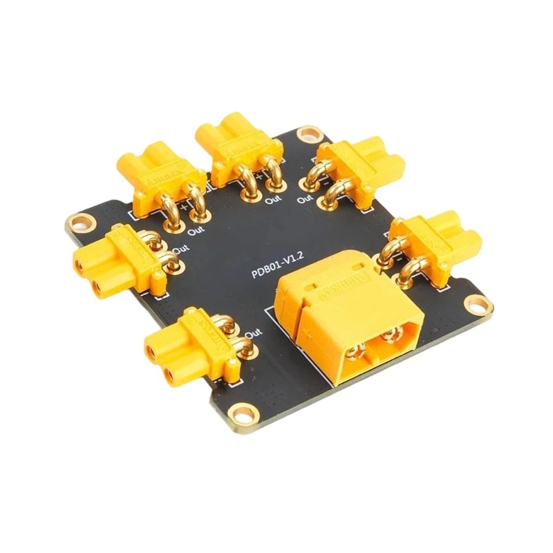 Bảng phân phối điện kết nối SELA XT30 cho FPV với công suất hiện tại 60A