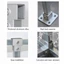 Sẽ Hợp kim nhôm Khớp nối ống vuông Kết nối dây buộc bền bỉ