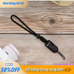 【48h】Dây đeo cổ tay máy ảnh dệt tay chống rơi có thể tháo rời nhanh, gọn nhẹ, phù hợp cho máy ảnh du lịch và quay vlog.
