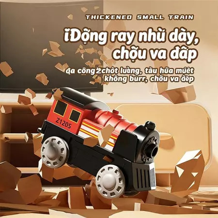 Đồ chơi tàu hỏa điện có đường ray cho trẻ em – Tàu cao tốc, đồ chơi giáo dục thông minh
