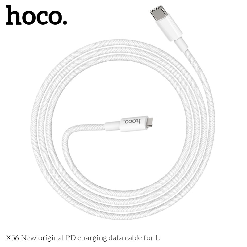 Cáp Sạc Nhanh Hoco X56 PD20W Type-C To IP Hỗ Trợ Sạc Nhanh & Truyền Dữ Liệu  an toàn không nóng