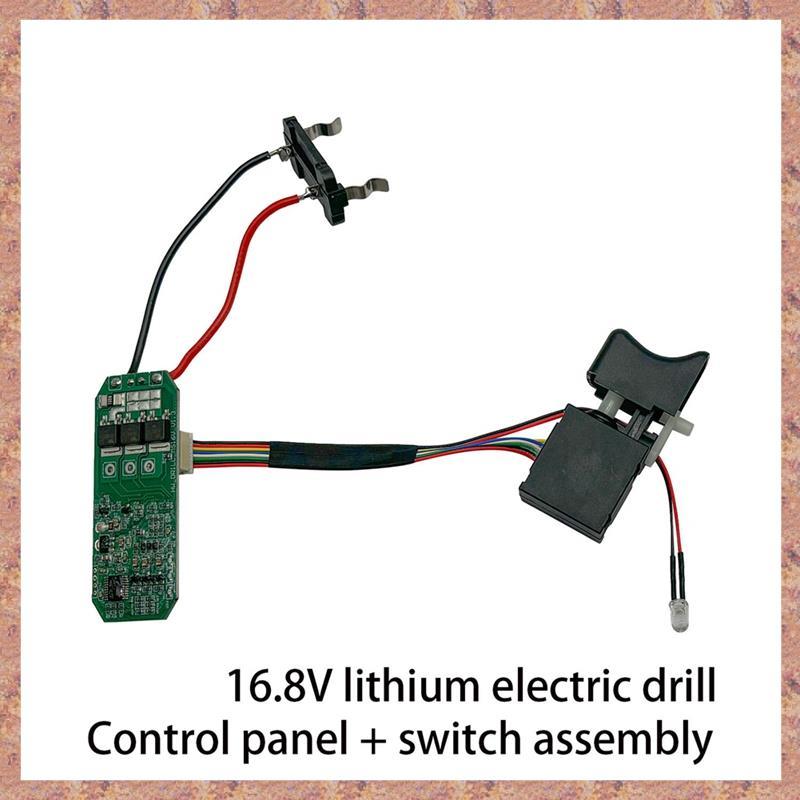 Công tắc bảng điều khiển máy khoan điện Lithium choMakita 16.8V Công tắc bảng mạch khoan điện không chổi than (R F C V)