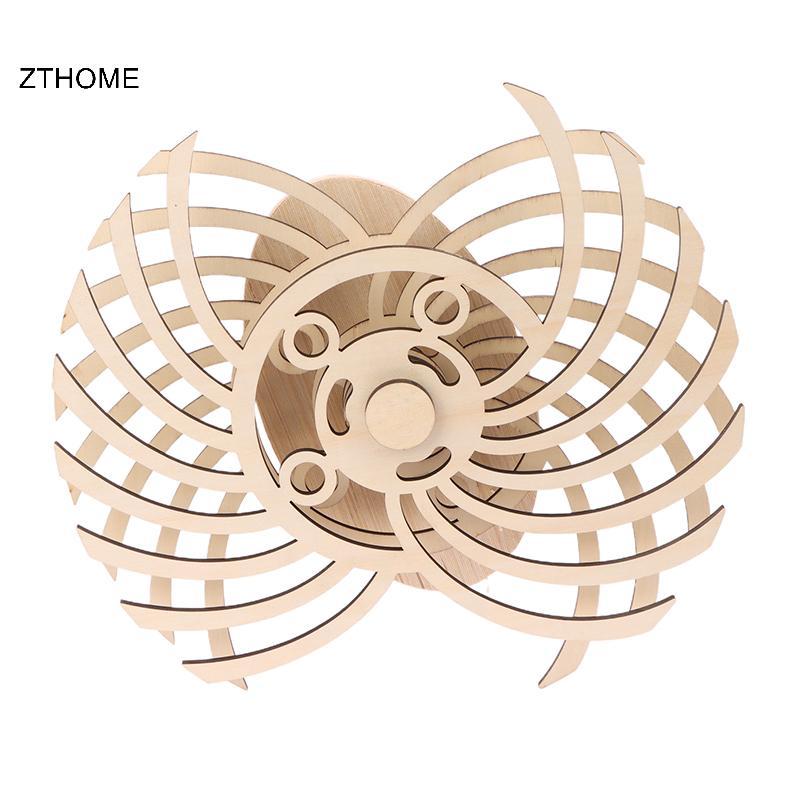 ZTHOME Handmade Retro Điêu Khắc Di Chuyển Nghệ Thuật Treo Tường Gỗ Cối Xay Gió Đảo Chiều Tượng Cho Phòng Khách Trang Trí Nhà Thủ Công HOT