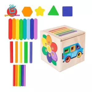 Đồ chơi phân loại hình gamchiano, Đồ chơi giáo dục, Phối hợp mắt tay, Quà tặng sinh nhật, Lớp học