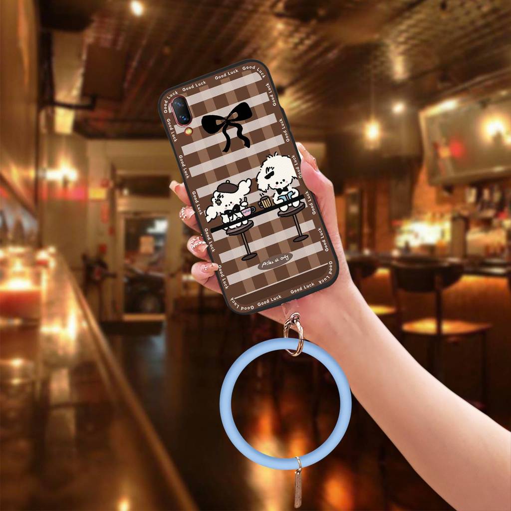 Tản nhiệt Ốp Điện Thoại Chống Bụi Bẩn Cho VIVO NEX S Bảo Vệ Chống Thấm Nước Màu Trơn Sáng Tạo Cá Tính Vòng Tay Dễ Thương Thanh Niên Chống Va Đập Ốp Lưng Vui Nhộn