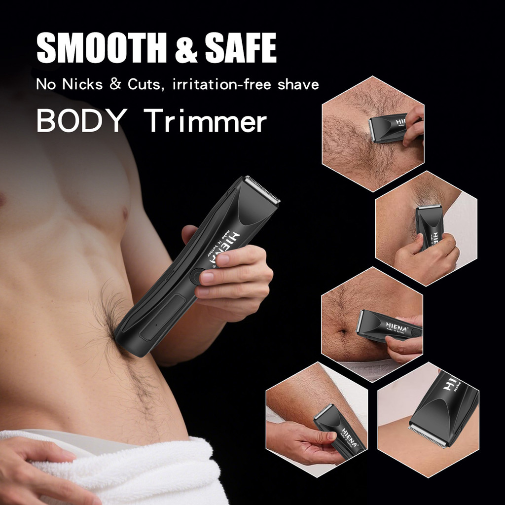 Dao cạo điện toàn thân Máy cạo râu không đau cầm tay Groomer cho tóc ngực Bikini tóc