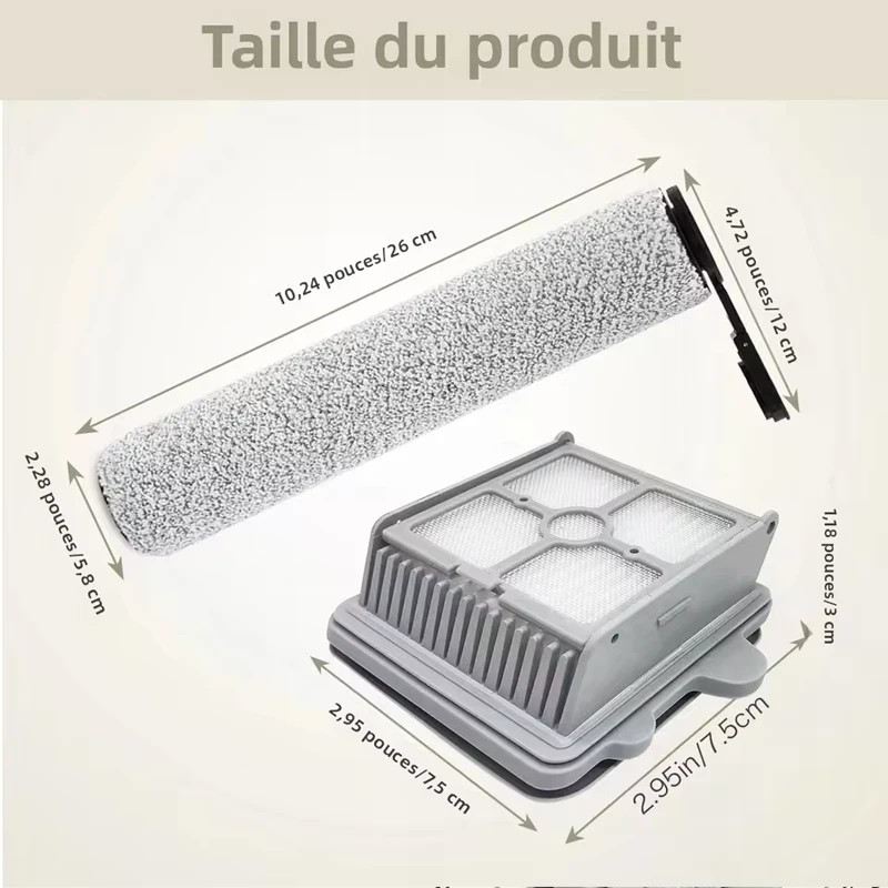 Phụ Kiện Chính Hãng Cho Roborock F25 Ultra / A30 Pro Bàn Chải Máy Hút Bụi Hơi Nước Con Lăn Và Heap Lọc Các Bộ Phận Bình Nước Bẩn