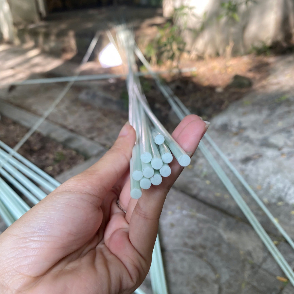 Combo 5 Nan Vòm Sợi Thủy Tinh D5mm - Khung Che Côn Trùng Trồng Rau Sạch, Dẻo Dai Siêu Bền (Tháp Xanh)