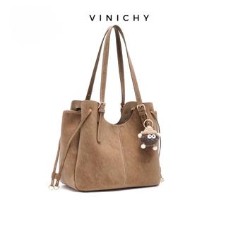 (Deal mở bán tặng quà QU3) Túi xách nữ đeo vai VINICHY, tote dung tích lớn size 30cm HA856
