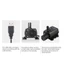 Máy bơm nước chìm chạy bằng USB có bộ lọc Máy bơm đài phun nước chống nước siêu nhỏ DC5V Micro không chổi than