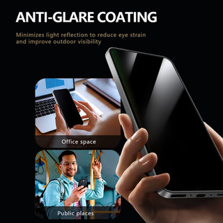 Kính HD chống gián điệp Lereach cho Samsung Galaxy A56 A55 A36 A35 Bảo vệ màn hình Buồng không bụi Chống riêng tư Phim kính cường lực chống vân tay