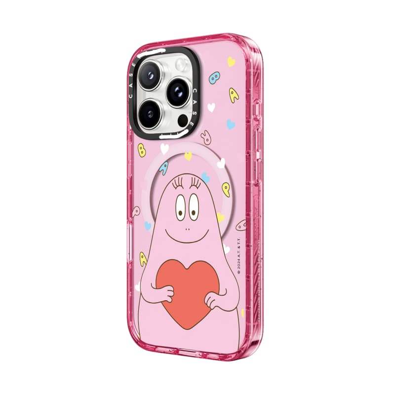 CASECASE X Mr Bubble Raise Love Pink Fizz Color Clear Hard Từ Hút Tác Động Dành Cho Apple IPhone 12 13 14 15 16 17 Pro Max Air Plus Có Hộp