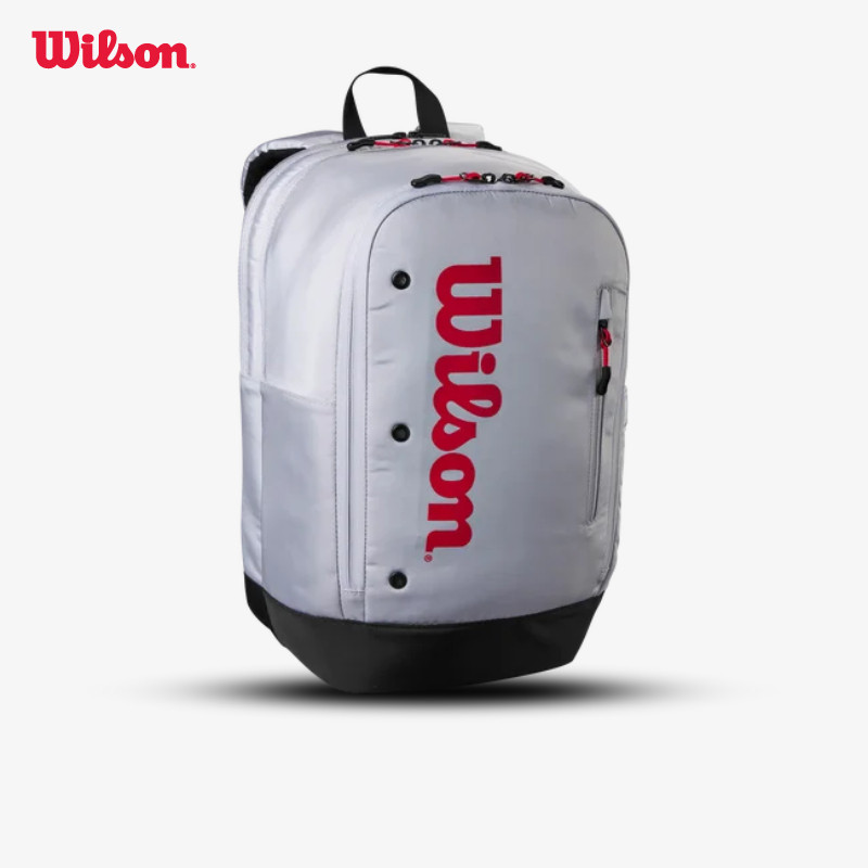 Wilson BackPack Balo Đựng Vợt Pickleball Gray/Red WR8905701001