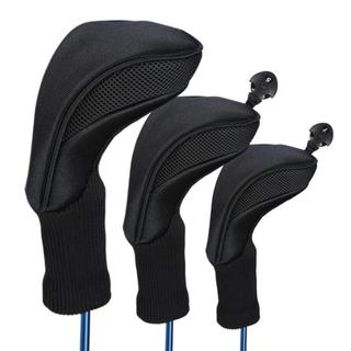 3 Chiếc Golf Club Headcover 460cc Hybrid Driver Wood Head Cover No. 1 3 5