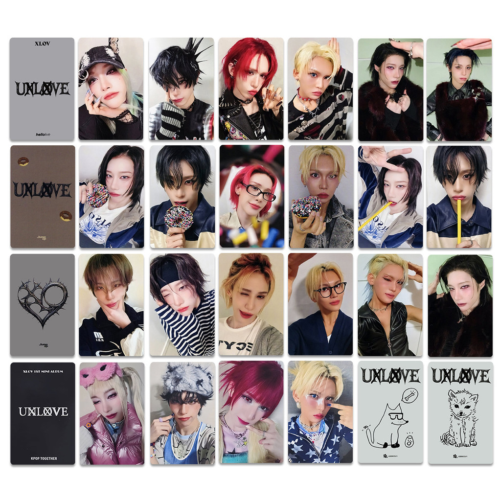 2-4 chiếc XLOV UXLXVE TÔI SẼ TÔI MỘT Album đơn thứ 2 Thẻ Lomo I
