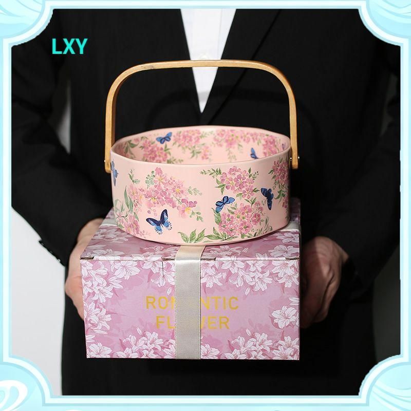 Hoa Tím Di Động Gốm Trái Cây Giỏ Trái Cây Đĩa Trái Cây Bàn Cà Phê Ăn Nhẹ Đĩa Ăn Nhẹ Hộ Gia Đình Trái Cây Sấy Giỏ Bảo Quản Lưu Niệm