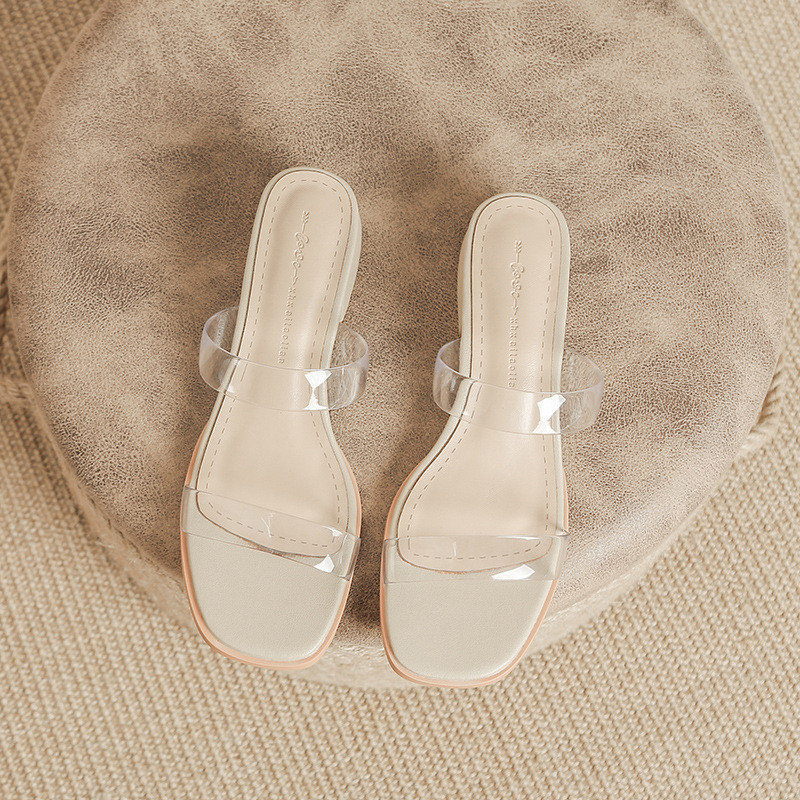 Size Lớn 34-43 Giày Sandal Da Cừu Nữ Mùa Hè Phù Hợp Không Mệt Mỏi Pháp Phong Cách Cổ Tích Một Dây Đeo Phù Hợp Với Váy O06D